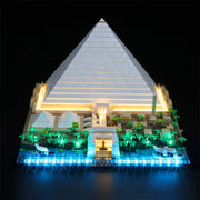 Compatible with LEGO 21058 Giza Pyramid building blocks,