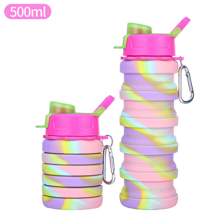 New Silicone Collapsible Sports Water Cups For Men And Women