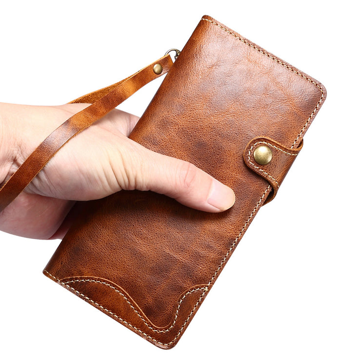 Samsung S22 Retro Leather Leather Case S24Ultra Phone Case