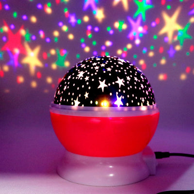 Novelty LED Rotating Star Projector Lighting Moon Starry Sky