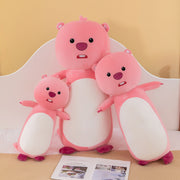 Super cute beaver long doll cute beaver headboard pillow super soft