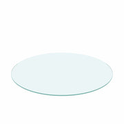 36" Inch Round Tempered Glass Table Top Clear Glass 1/4" Inch