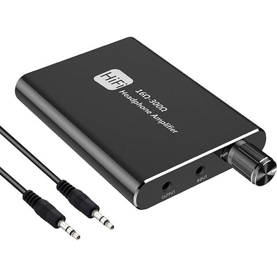 Portable headphone amplifier with high fever