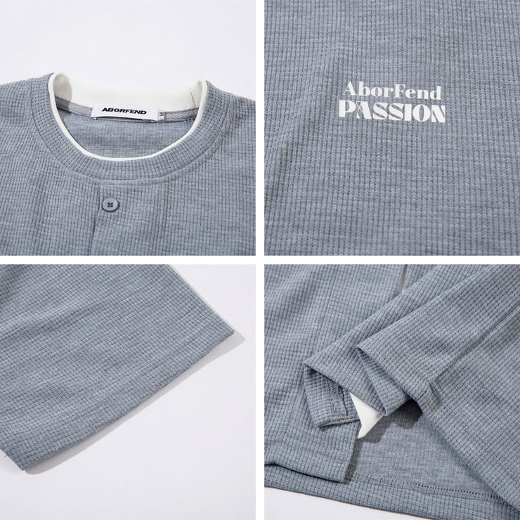 Two-Piece Short Sleeve T-Shirt Men