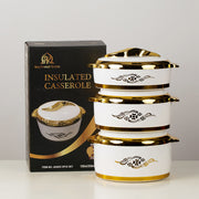 3-Piece Insulated Food Container Set (1.5L, 2L, 2.5L)