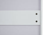 Shoe Cabinet , Shoe storage shelves, metal leg, White