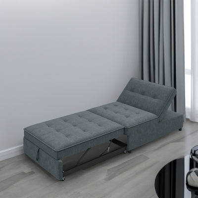 Four in one sofa bed, chair bed, multifunctional folding Ottoman bed