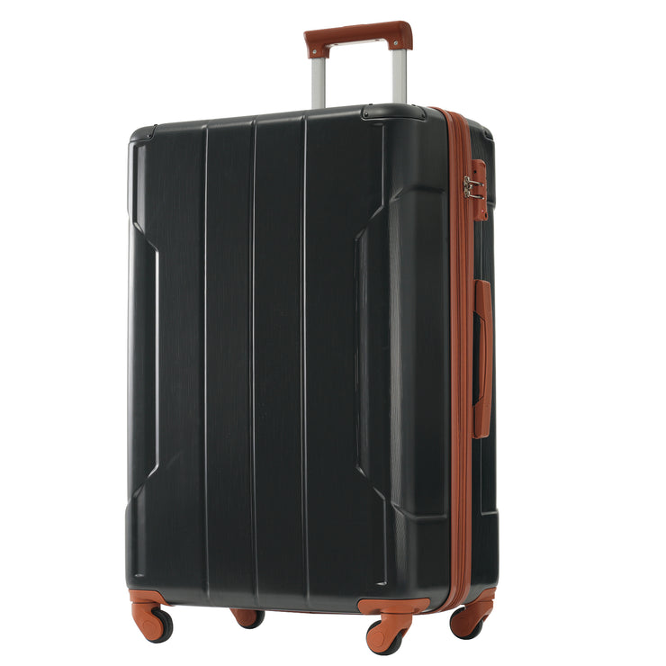 Hard shell luggage set 6-piece luggage set, expandable lightweight