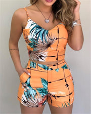 Summer Women Fashion 2-piece Outfit Set Sleeveless