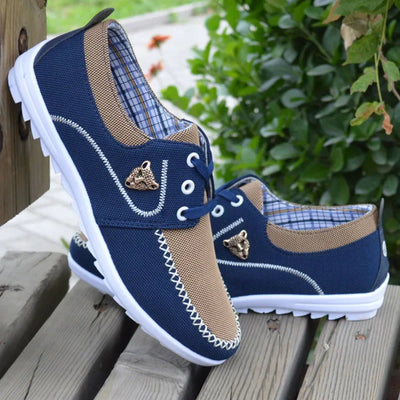 Men Casual Sneakers Flat Canvas Shoes for Men