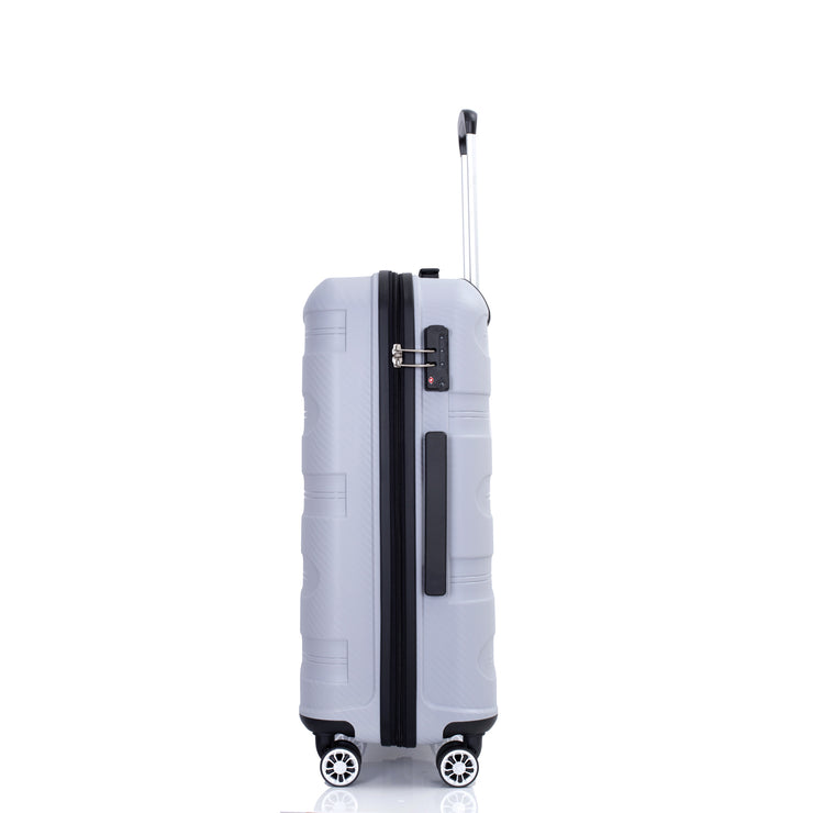 Hardshell Suitcase Spinner Wheels PP Luggage Sets Lightweight Durable