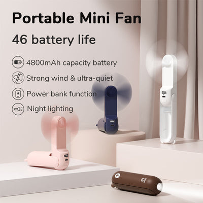 Portable Fan Mini Handheld Fan USB  Recharge