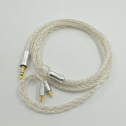 IE40PRO 8-core single crystal copper silver plated upgrade cable