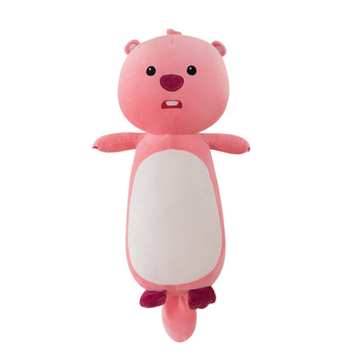 Super cute beaver long doll cute beaver headboard pillow super soft