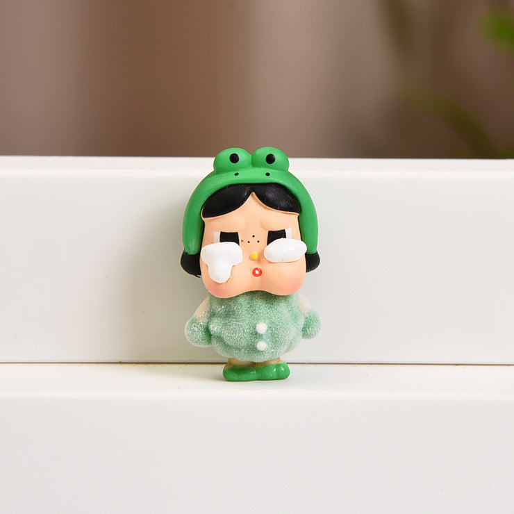 Standing and Crying Baby Series Cute Grain Modified Baby DIY Pendant Accessories Handmade Doll