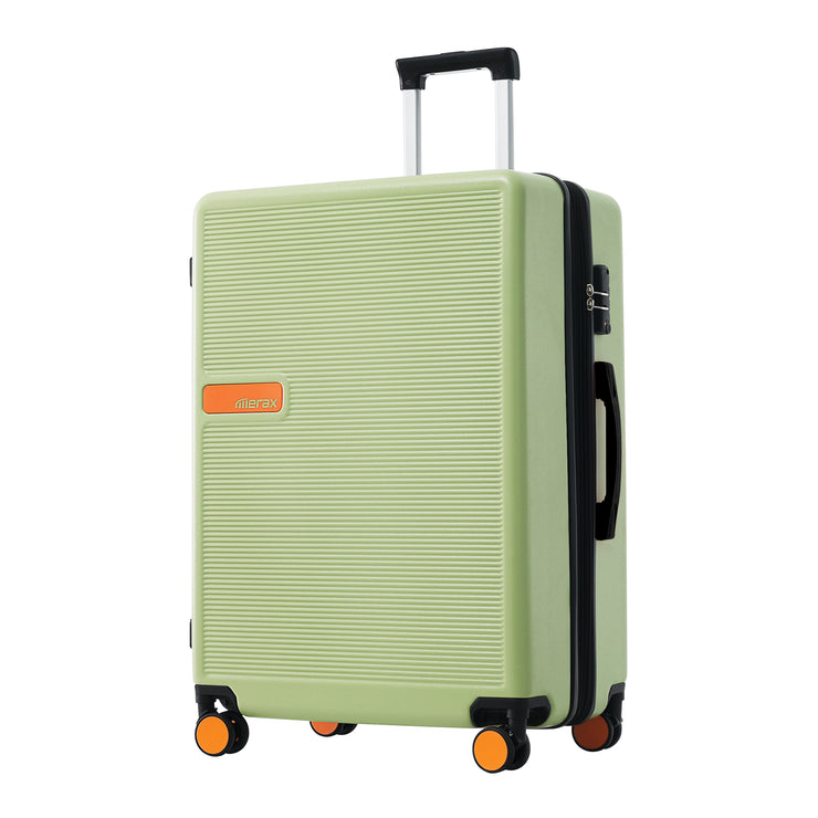 Contrast Color Hardshell Luggage 24inch Expandable Spinner Suitcase