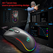 Keyboard and Mouse Set RGB backlit mechanical keyboard and mouse