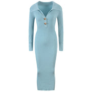Elegant V-neck Hot Sale Women Thicken Sweater Autumn Winter