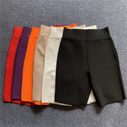 New Stretchable Fitness Shorts For Women 9 Solid Colors