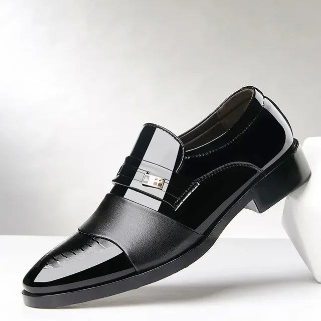 Leather Shoes for Men Wedding Formal Oxfords Business Casual Office