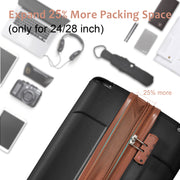 Hard shell luggage set 6-piece luggage set, expandable lightweight
