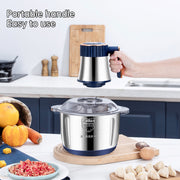 Electric Meat Grinders, 5L Food Processor, Stainless Steel Multifunctional