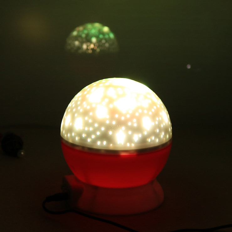 Novelty LED Rotating Star Projector Lighting Moon Starry Sky