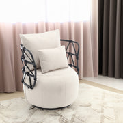 COOLMORE Upholstered Tufted Living Room Chair Textured