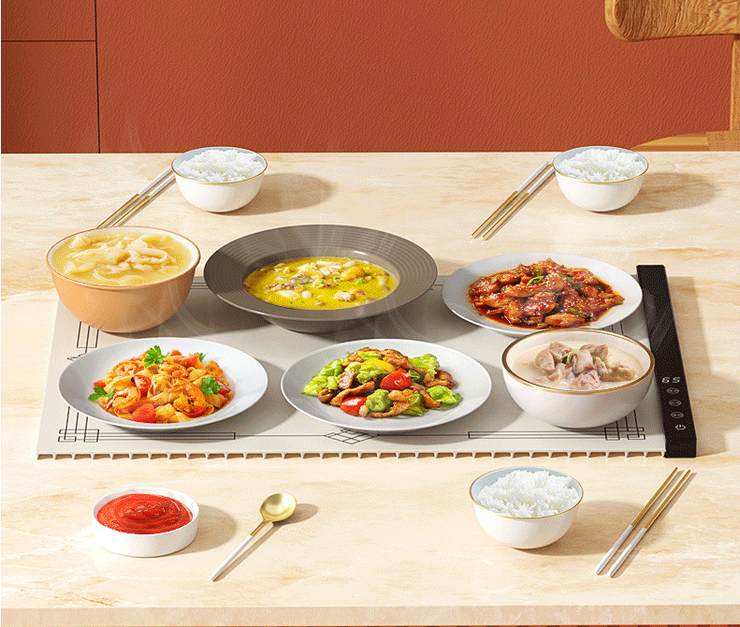 Silicone food insulation hot dish board