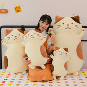Cat Doll Girl Holding Big Doll Plush Toy Birthday Gift Girl