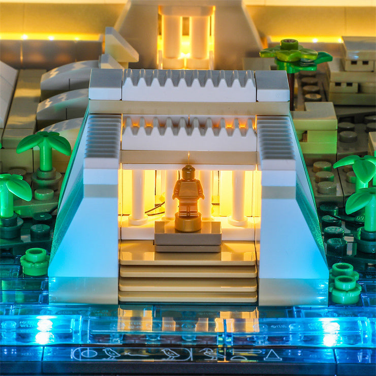 Compatible with LEGO 21058 Giza Pyramid building blocks,
