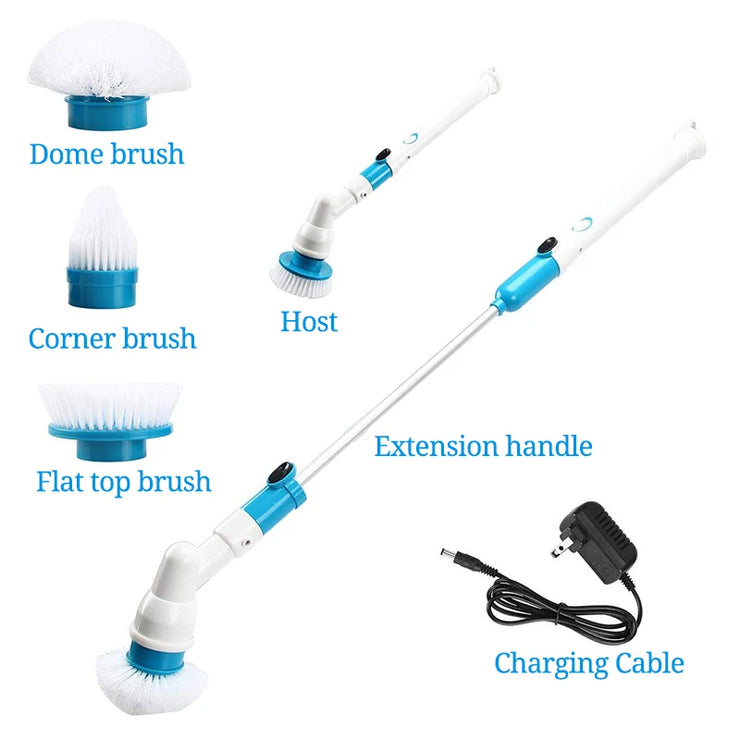 Electric Spin Scrubber Turbo Scrub Cleaning Brush Cordless Chargeable