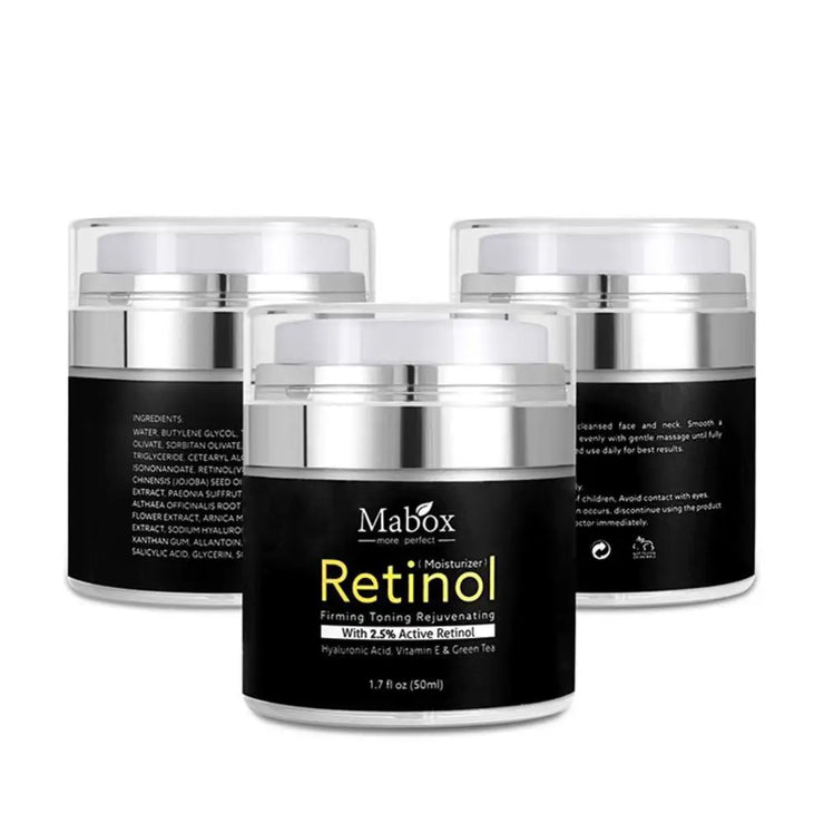 MABOX 2.5% Retinol Whitening Face Cream + Vitamin C Whitening Serum