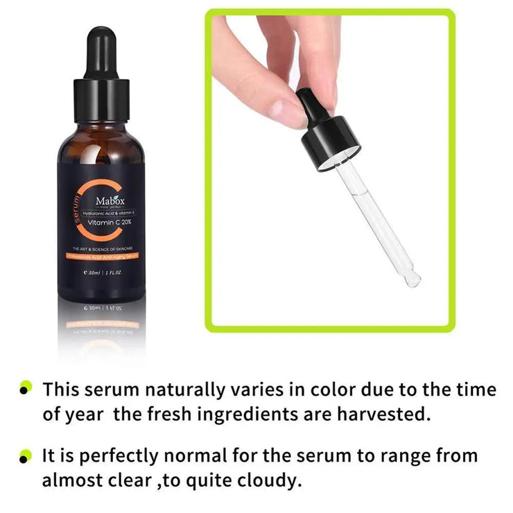 MABOX 2.5% Retinol Whitening Face Cream + Vitamin C Whitening Serum